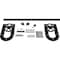 Ekena Millwork Premium Wagon Wheel Horseshoe Barn Door Hardware Set w/ 7' Track for 2 1/4" Doors, Dark Gray GB600157H2WDG - alternate 1